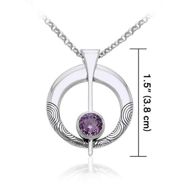 Danu Silver and Gem Celtic Thistle Set TSE150 - Jewelry